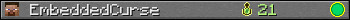 EmbeddedCurse userbar 350x20