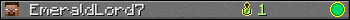 EmeraldLord7 userbar 350x20