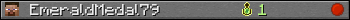 EmeraldMedal79 userbar 350x20