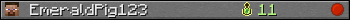 EmeraldPig123 userbar 350x20