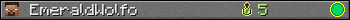 EmeraldWolfo userbar 350x20