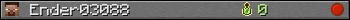 Benutzerleisten 350x20 für Ender03088