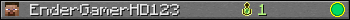 EnderGamerHD123 userbar 350x20