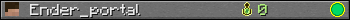 Benutzerleisten 350x20 für Ender_portal