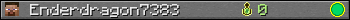 Enderdragon7383 userbar 350x20