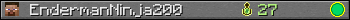 Юзербар 350x20 для EndermanNinja200
