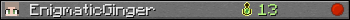 EnigmaticGinger userbar 350x20