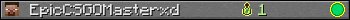 EpicCSGOMasterxd userbar 350x20