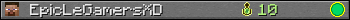 EpicLeGamersXD userbar 350x20