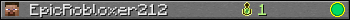 EpicRobloxer212 userbar 350x20