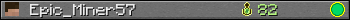 Epic_Miner57 userbar 350x20