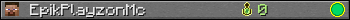 EpikPlayzonMc userbar 350x20