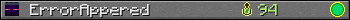 ErrorAppered userbar 350x20