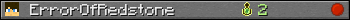 ErrorOfRedstone userbar 350x20