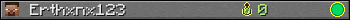 Erthxnx123 userbar 350x20
