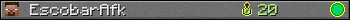 EscobarAfk userbar 350x20