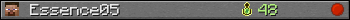 Benutzerleisten 350x20 für Essence05