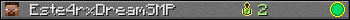 Este4rxDreamSMP userbar 350x20