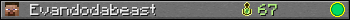 Evandodabeast userbar 350x20