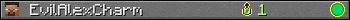 EvilAlexCharm userbar 350x20