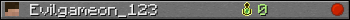 Evilgameon_123 userbar 350x20