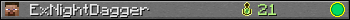 ExNightDagger userbar 350x20