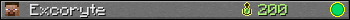 Excoryte userbar 350x20