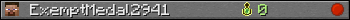 ExemptMedal2941 userbar 350x20