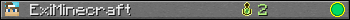 ExiMinecraft userbar 350x20