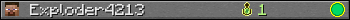 Exploder4213 userbar 350x20