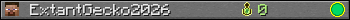 ExtantGecko2026 userbar 350x20