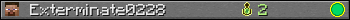 Exterminate0228 userbar 350x20