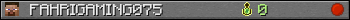 FAHRIGAMING075 userbar 350x20