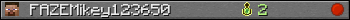 FAZEMikey123650 userbar 350x20