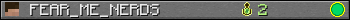 FEAR_ME_NERDS userbar 350x20