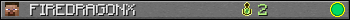 FIREDRAGONX userbar 350x20