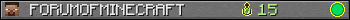 FORUMOFMINECRAFT userbar 350x20