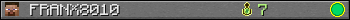 Юзербар 350x20 для FRANX8010