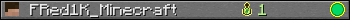 FRed1K_Minecraft userbar 350x20