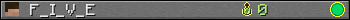 F_I_V_E userbar 350x20