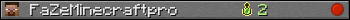 FaZeMinecraftpro userbar 350x20