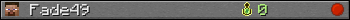 Benutzerleisten 350x20 für Fade49