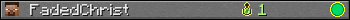 FadedChrist userbar 350x20