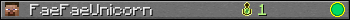 FaeFaeUnicorn userbar 350x20