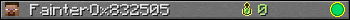 FainterOx832505 userbar 350x20