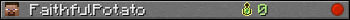 FaithfulPotato userbar 350x20