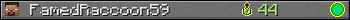 FamedRaccoon59 userbar 350x20