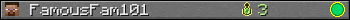 FamousFam101 userbar 350x20