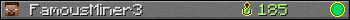 FamousMiner3 userbar 350x20