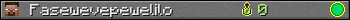 Fasewevepewelilo userbar 350x20